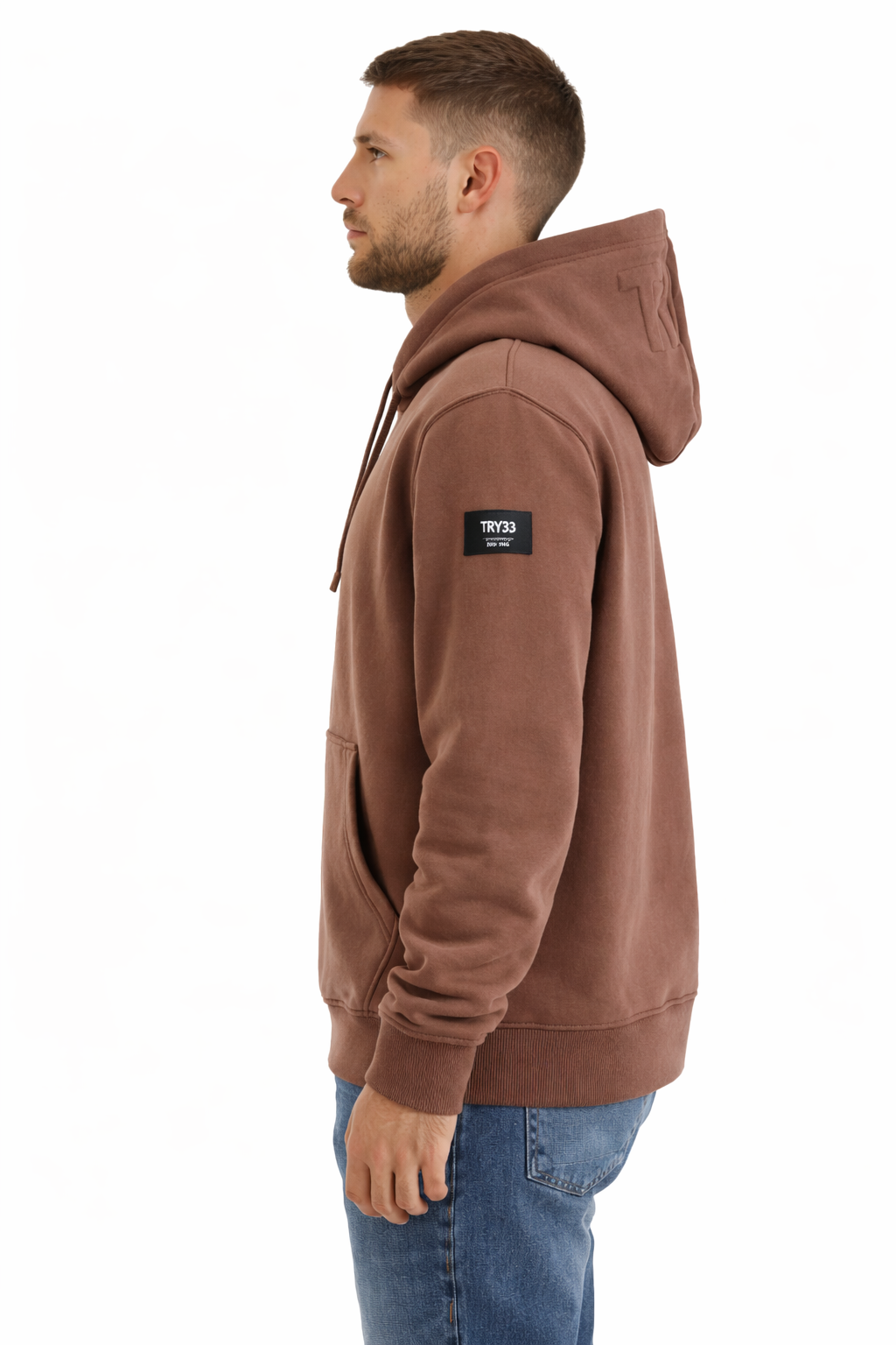 TRYBB Premium Hoodie – Brown