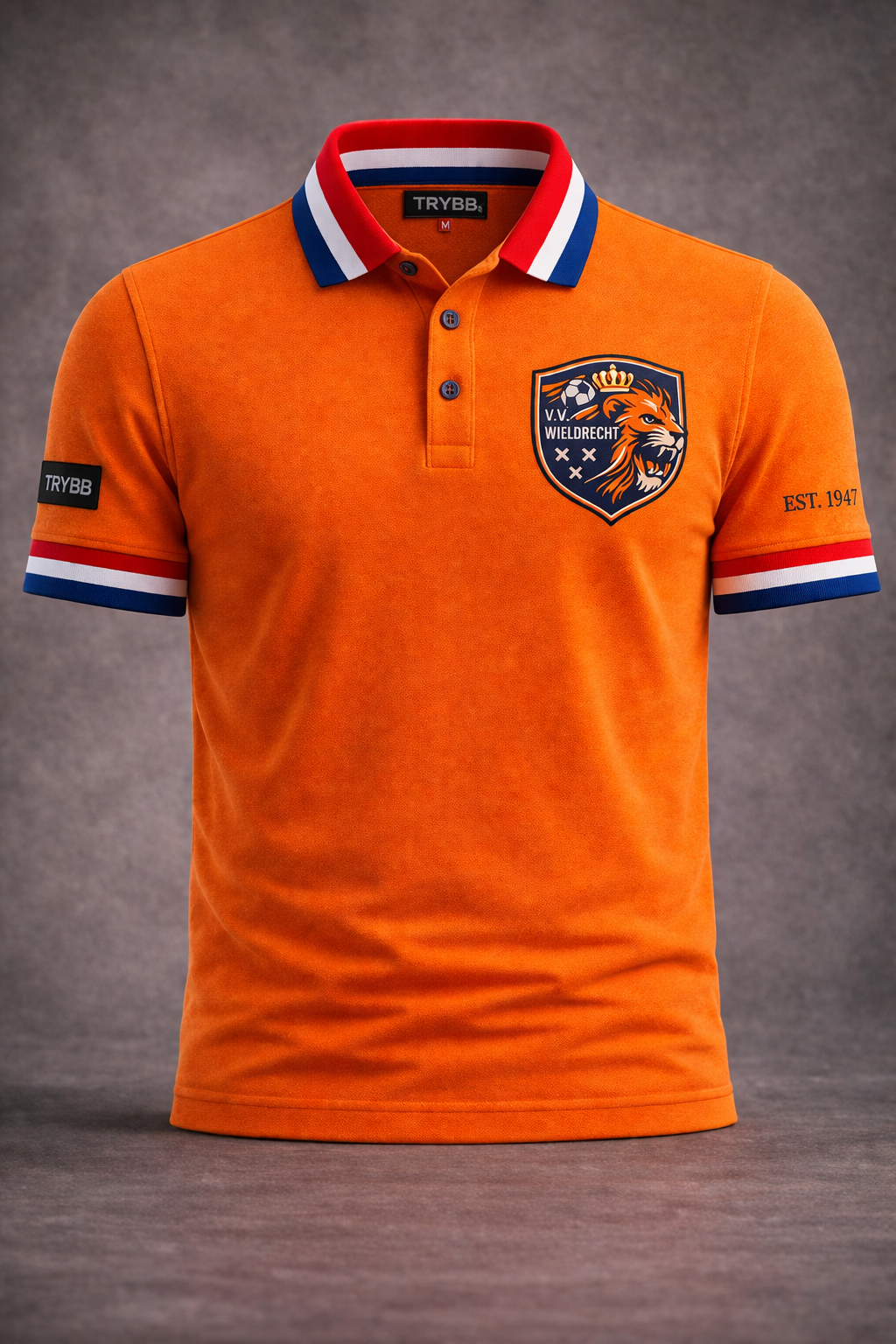 TRYBB TWELVE Polo Oranje | Premium Katoen 230 GSM | Limited Edition