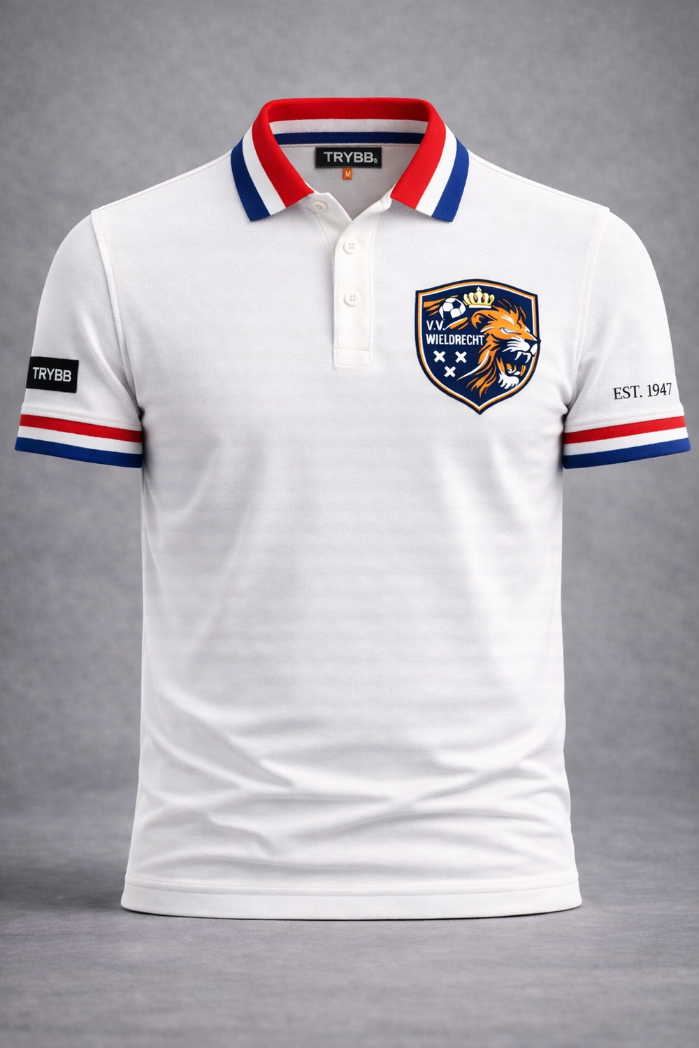 TRYBB TWELVE Polo Wit | Premium Katoen 230 GSM | Limited Edition