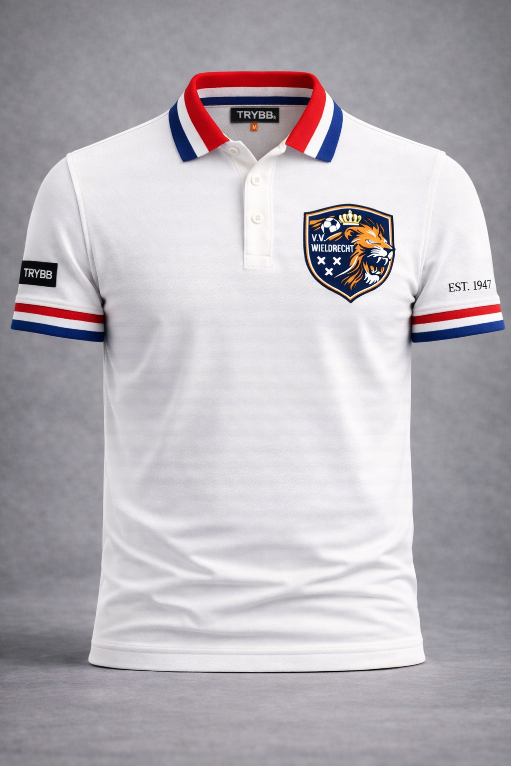 TRYBB TWELVE Polo Wit | Premium Katoen 230 GSM | Limited Edition