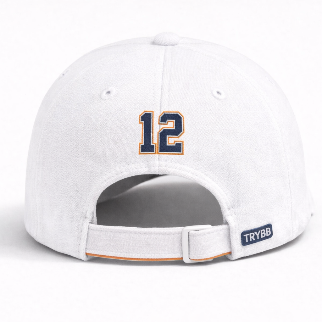 TRYBB TWELVE Cap Wit | Premium Baseball Cap | Limited Edition