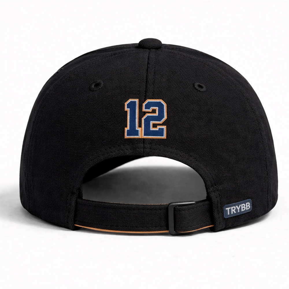 TRYBB TWELVE Cap Zwart | Premium Baseball Cap | Limited Edition