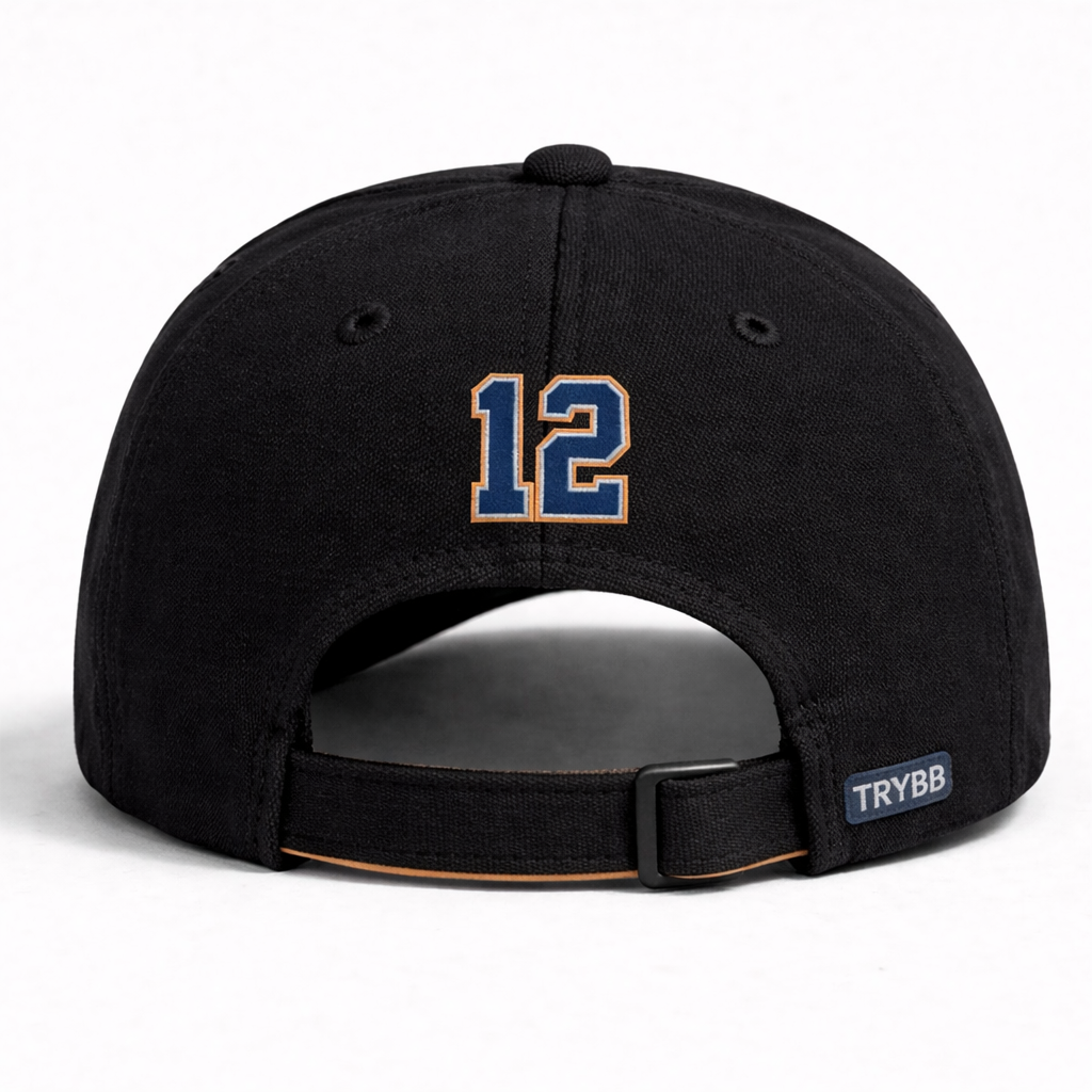 TRYBB TWELVE Cap Zwart | Premium Baseball Cap | Limited Edition